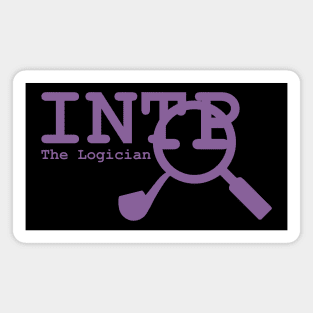 INTP The LOGICIAN MBTI types 2C Myers Briggs personality gift with icon Magnet